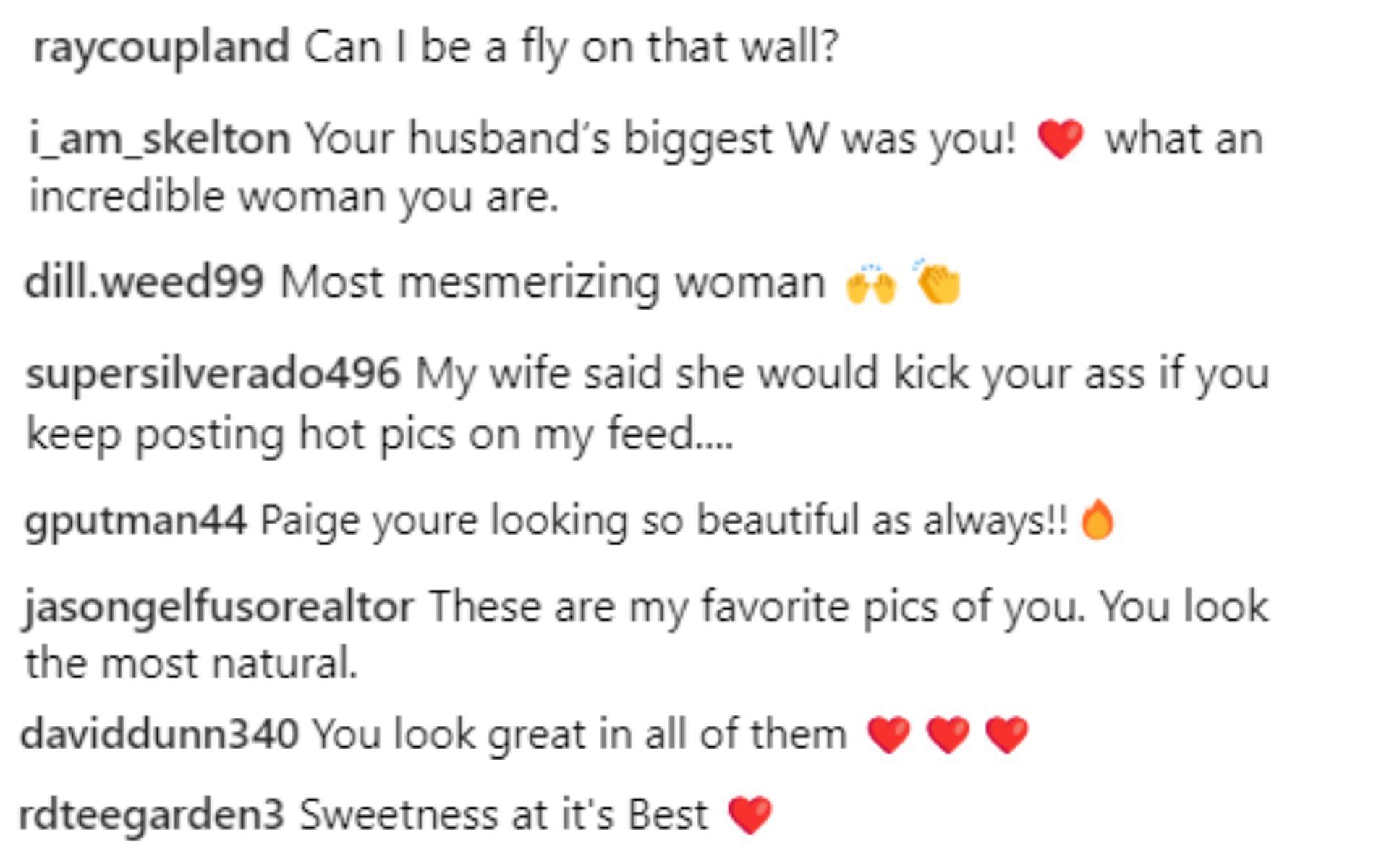 Screenshots of fan reactions